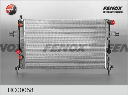 Fenox RC00058 - Радіатор, охолодження двигуна autozip.com.ua