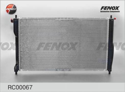 Fenox RC00067 - Радіатор, охолодження двигуна autozip.com.ua