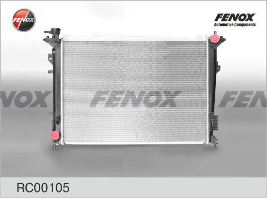 Fenox RC00105 - Радіатор, охолодження двигуна autozip.com.ua