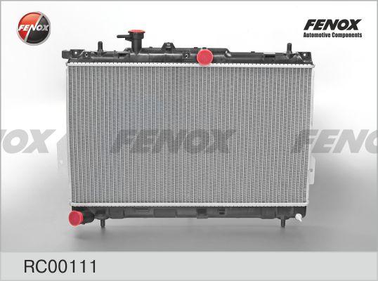 Fenox RC00111 - Радіатор, охолодження двигуна autozip.com.ua