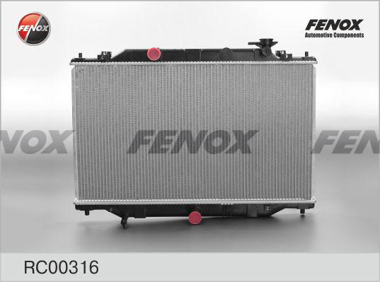 Fenox RC00316 - Радіатор, охолодження двигуна autozip.com.ua