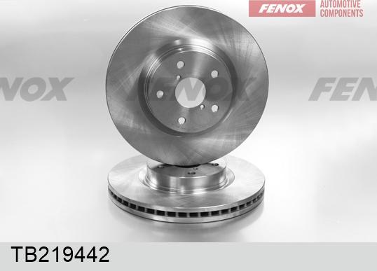 Fenox TB219442 - Гальмівний диск autozip.com.ua