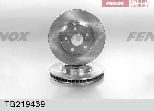 Fenox TB219439 - Гальмівний диск autozip.com.ua