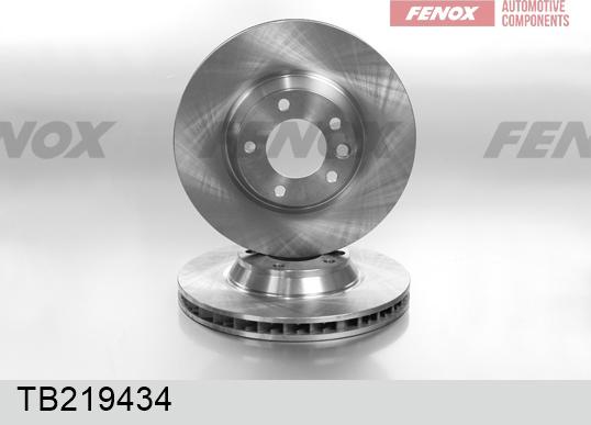 Fenox TB219434 - Гальмівний диск autozip.com.ua