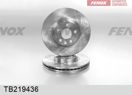 Fenox TB219436 - Гальмівний диск autozip.com.ua