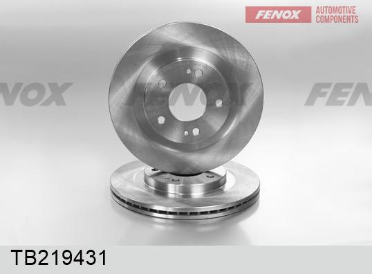 Fenox TB219431 - Гальмівний диск autozip.com.ua