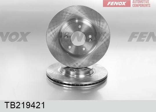 Fenox TB219421 - Гальмівний диск autozip.com.ua