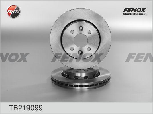 Fenox TB219099 - Гальмівний диск autozip.com.ua