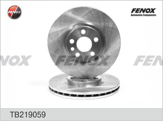 Fenox TB219059 - Гальмівний диск autozip.com.ua