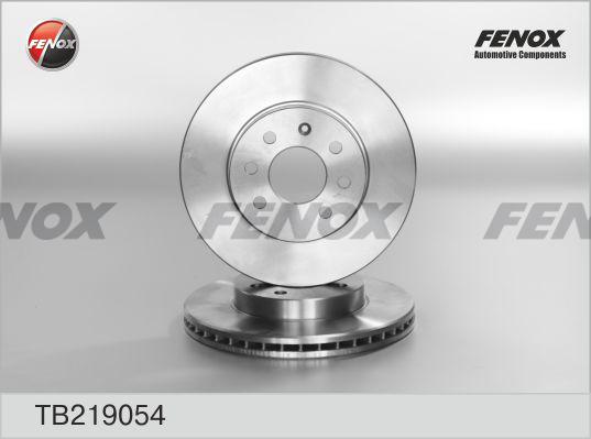 Fenox TB219054 - Гальмівний диск autozip.com.ua