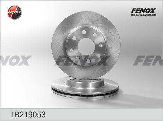 Fenox TB219053 - Гальмівний диск autozip.com.ua