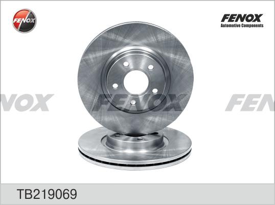 Fenox TB219069 - Гальмівний диск autozip.com.ua