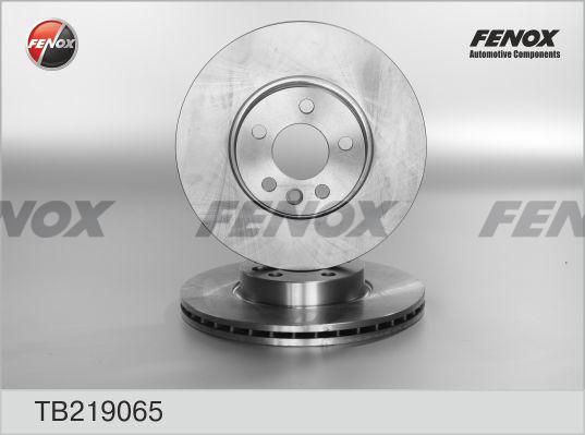 Fenox TB219065 - Гальмівний диск autozip.com.ua
