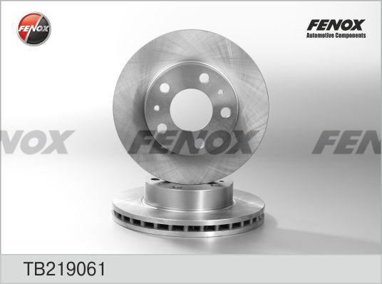 Fenox TB219061 - Гальмівний диск autozip.com.ua