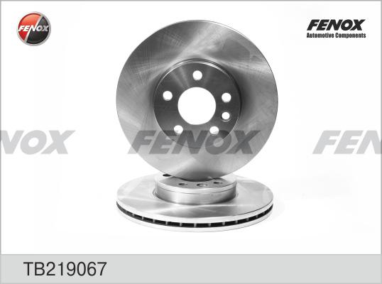 Fenox TB219067 - Гальмівний диск autozip.com.ua
