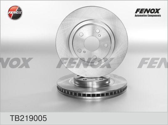 Fenox TB219005 - Гальмівний диск autozip.com.ua