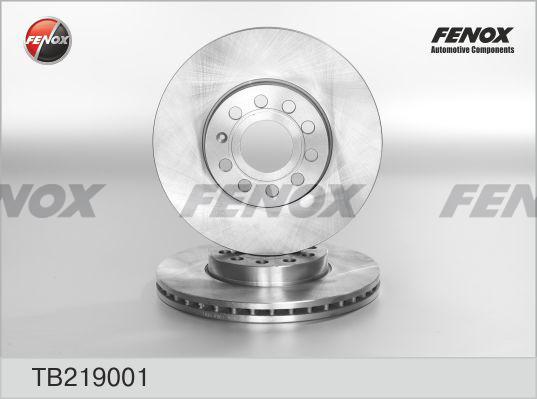 Fenox TB219001 - Гальмівний диск autozip.com.ua