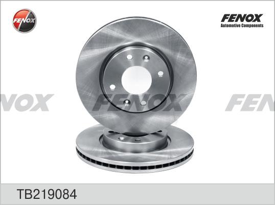 Fenox TB219084 - Гальмівний диск autozip.com.ua