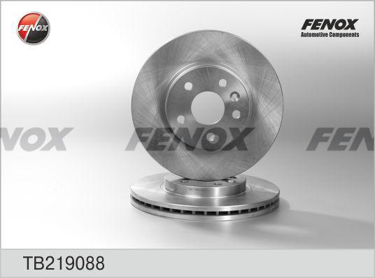 Fenox TB219088 - Гальмівний диск autozip.com.ua