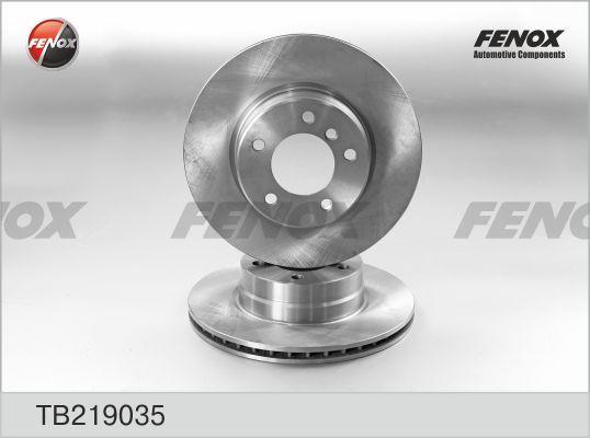 Fenox TB219035 - Гальмівний диск autozip.com.ua