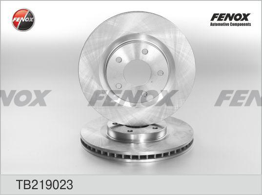 Fenox TB219023 - Гальмівний диск autozip.com.ua