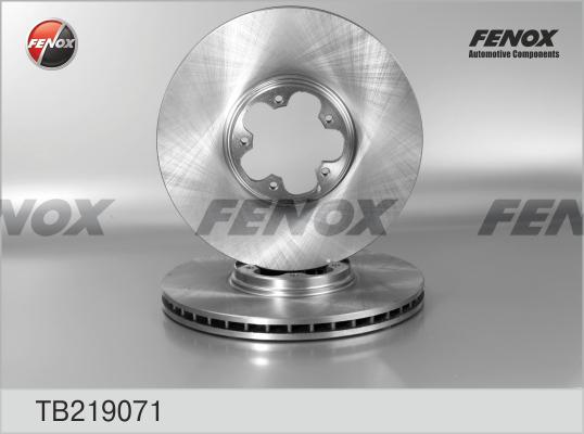 Fenox TB219071 - Гальмівний диск autozip.com.ua