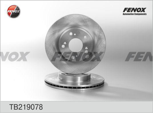 Fenox TB219078 - Гальмівний диск autozip.com.ua