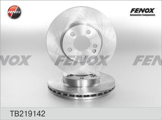 Fenox TB219142 - Гальмівний диск autozip.com.ua