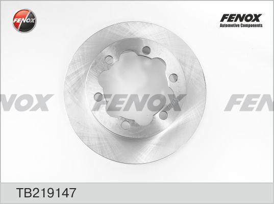 Fenox TB219147 - Гальмівний диск autozip.com.ua