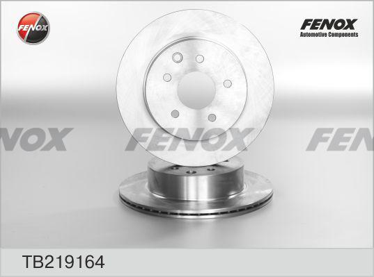 Fenox TB219164 - Гальмівний диск autozip.com.ua