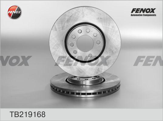 Fenox TB219168 - Гальмівний диск autozip.com.ua