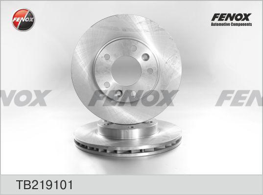 Fenox TB219101 - Гальмівний диск autozip.com.ua