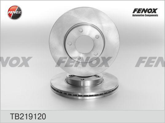 Fenox TB219120 - Гальмівний диск autozip.com.ua