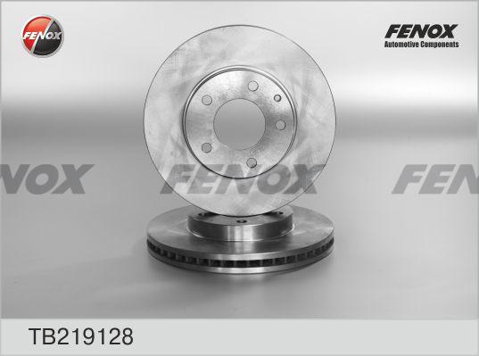 Fenox TB219128 - Гальмівний диск autozip.com.ua
