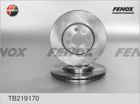 Fenox TB219170 - Гальмівний диск autozip.com.ua