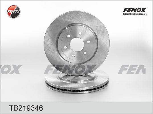 Fenox TB219346 - Гальмівний диск autozip.com.ua
