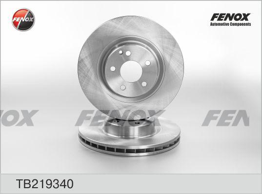 Fenox TB219340 - Гальмівний диск autozip.com.ua