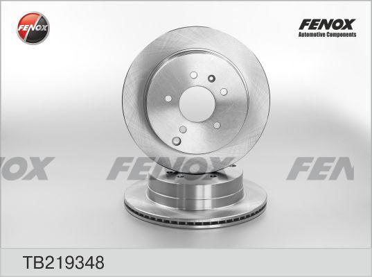 Fenox TB219348 - Гальмівний диск autozip.com.ua