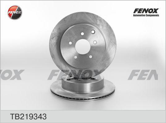 Fenox TB219343 - Гальмівний диск autozip.com.ua
