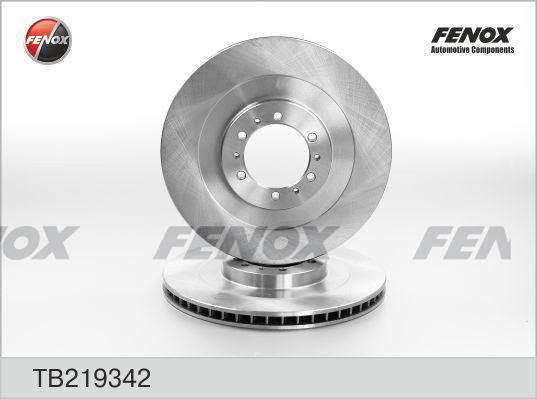 Fenox TB219342 - Гальмівний диск autozip.com.ua