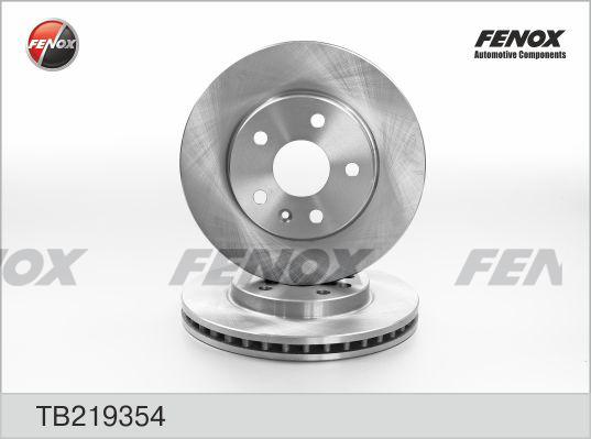 Fenox TB219354 - Гальмівний диск autozip.com.ua