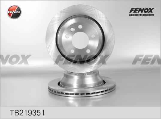 Fenox TB219351 - Гальмівний диск autozip.com.ua