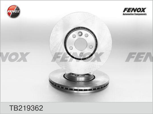 Fenox TB219362 - Гальмівний диск autozip.com.ua