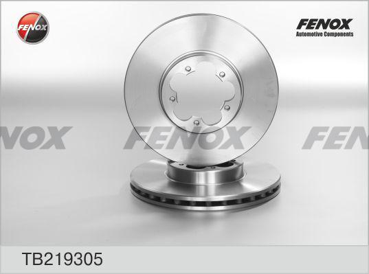 Fenox TB219305 - Гальмівний диск autozip.com.ua