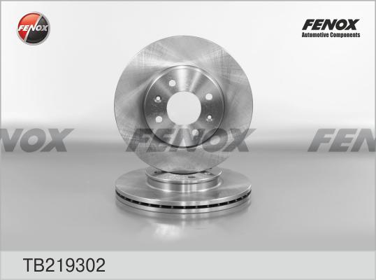 Fenox TB219302 - Гальмівний диск autozip.com.ua