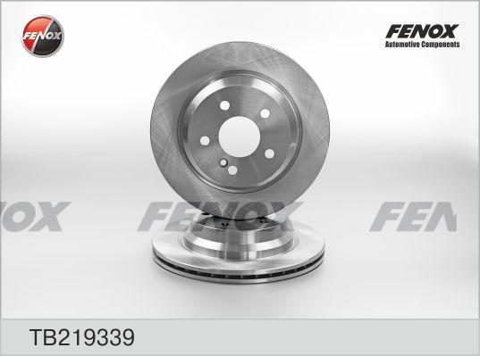 Fenox TB219339 - Гальмівний диск autozip.com.ua
