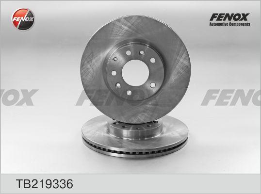 Fenox TB219336 - Гальмівний диск autozip.com.ua