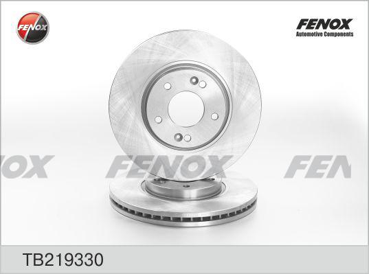 Fenox TB219330 - Гальмівний диск autozip.com.ua