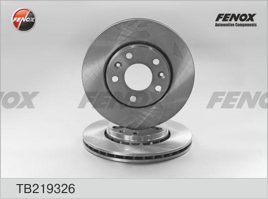 Fenox TB219326 - Гальмівний диск autozip.com.ua