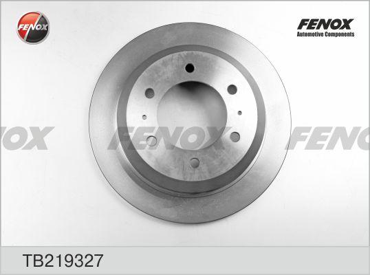 Fenox TB219327 - Гальмівний диск autozip.com.ua